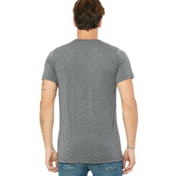 Bella Canvas Gray Triblend Unisex Tee - Picture 3 of 5
